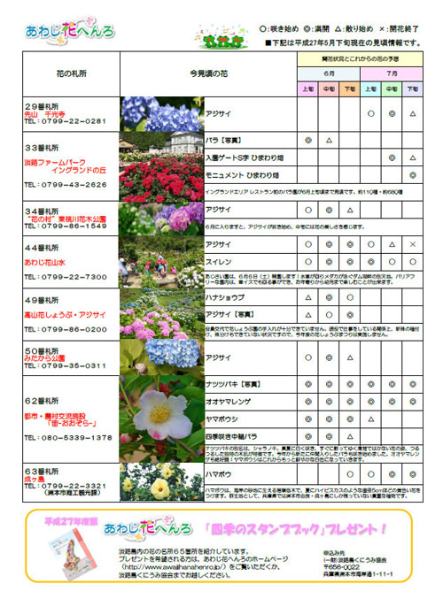 あわじ花へんろ 2015年6月号3ページ