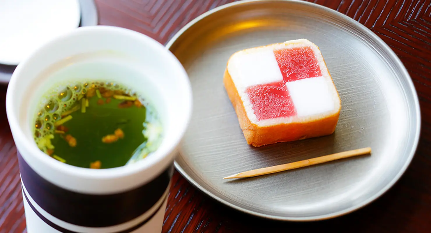 お茶とお菓子 イメージ