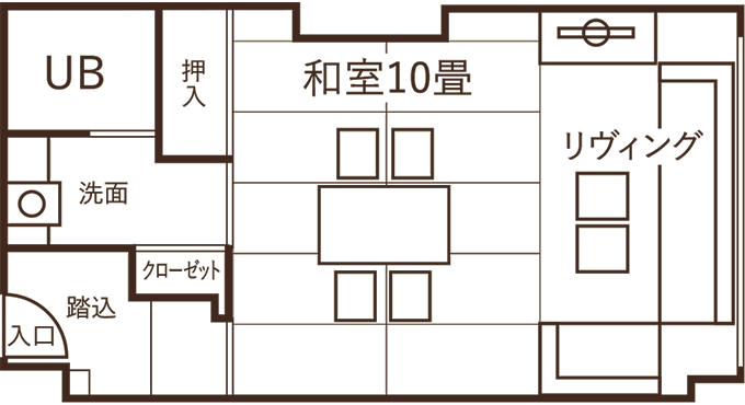 準特別室 間取り図