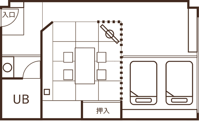 新和洋ルーム 間取り図